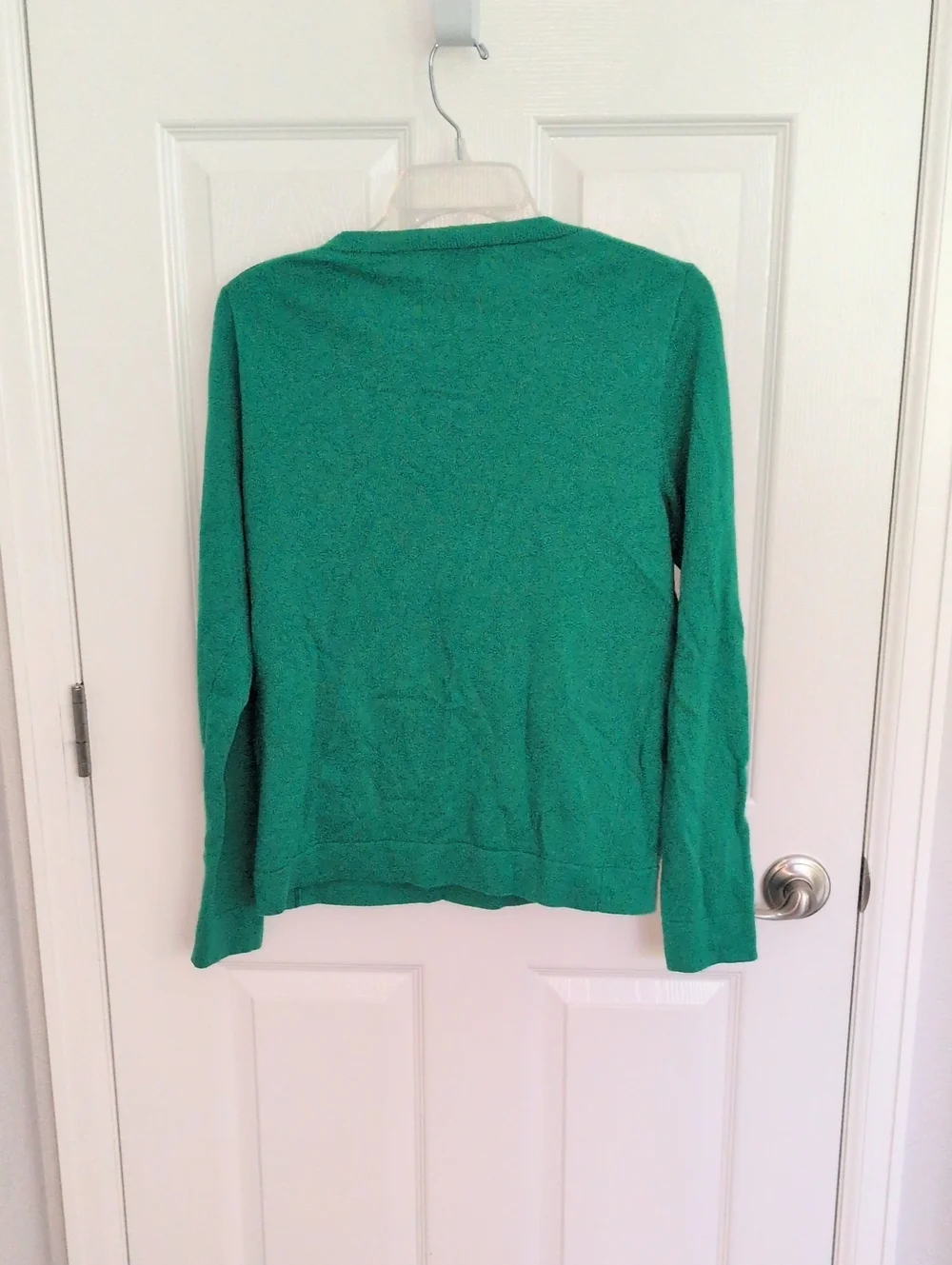 J Crew Teddie Pullover Wool Blend Sweater - Green - M